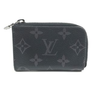 ルイヴィトン(LOUIS VUITTON)のルイヴィトン LOUIS VUITTON ポルトモネジュール M63536 モノグラムエクリプス 財布 L字ファスナー コインケース モノグラムエクリプスキャンバス ブラック(コインケース/小銭入れ)