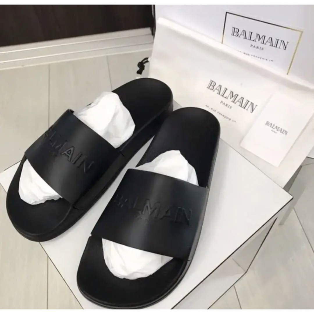 BALMAIN(バルマン)の新品 BALMAIN 39 バルマン サンダル 定価39960円 レディースの靴/シューズ(サンダル)の商品写真