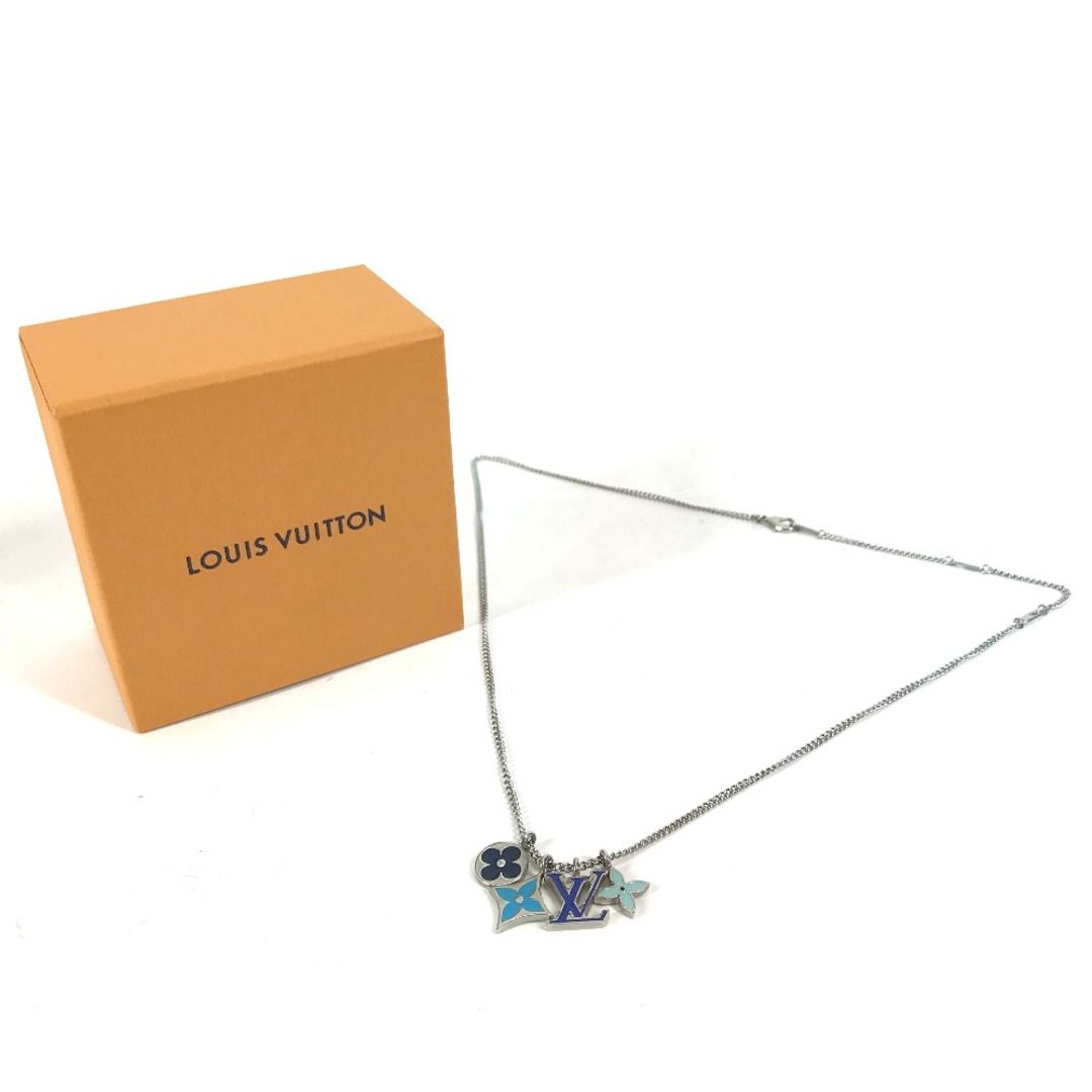 LOUIS VUITTON(ルイヴィトン)のルイヴィトン LOUIS VUITTON LV インスティンクト ペンダント M00917 チェーン ネックレス メタル ブルー メンズのアクセサリー(ネックレス)の商品写真
