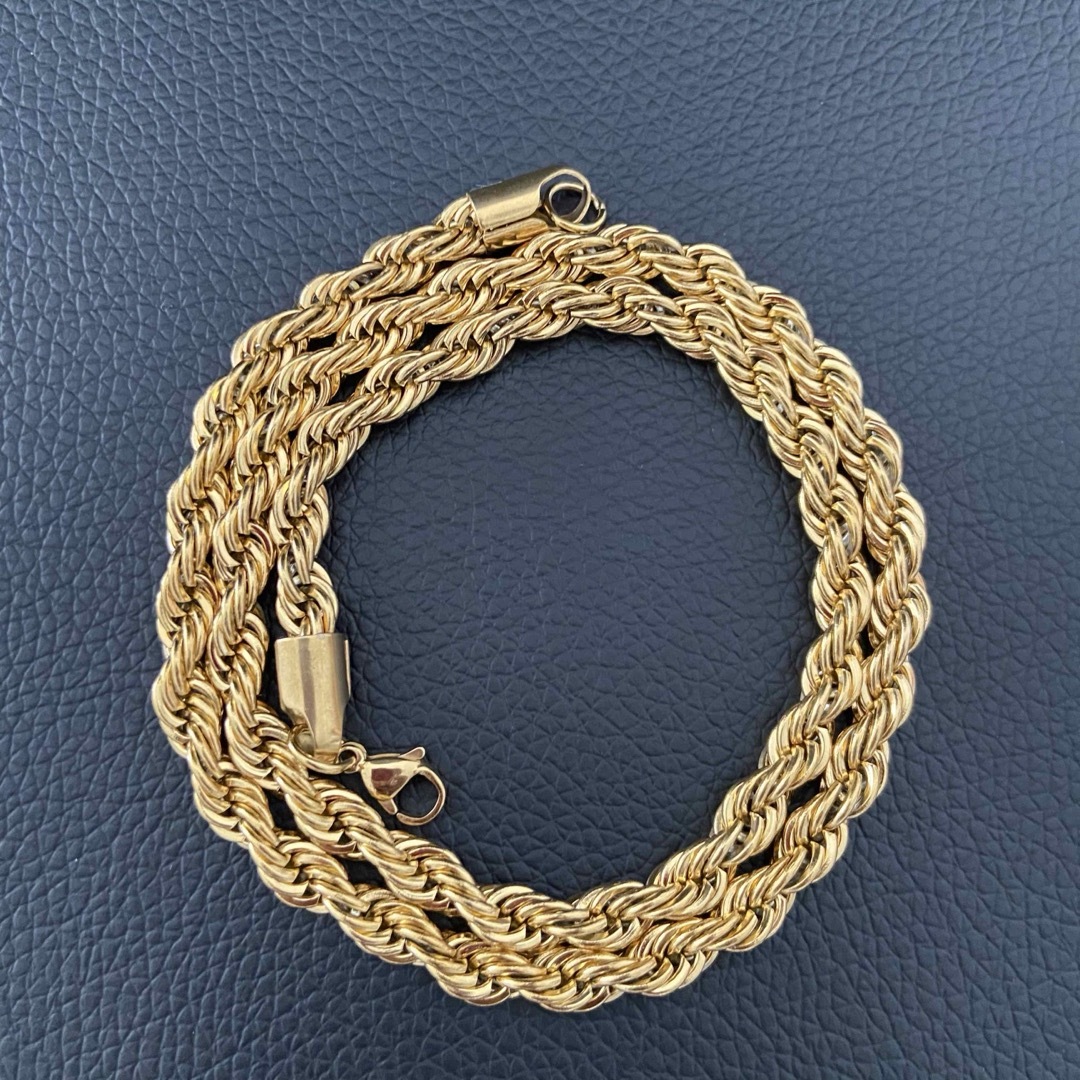 18k gp ロープチェーン ネックレス ゴールド アバランチの通販 18k gp ロープチェーン ネックレス ゴールド アバランチの通販