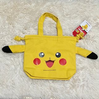 ポケモン - 韓国限定 ポケモン ピカチュウ 巾着 ポーチ 耳付き 