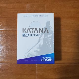 カタナ(KATANA)の【ホワイト】katana カタナ スリーブ 標準サイズ 100枚 新品未開封(カードサプライ/アクセサリ)
