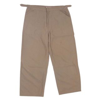 AURALEE - AURALEE オーラリー 20SS A20SP02FB FINX HARD TWIST GABARDINE PANTS フィンクス ハードツイスト ギャバジン パンツ  ライトブラウン系 4【中古】