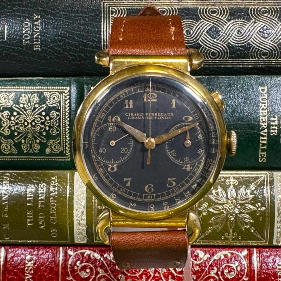 GIRARD-PERREGAUX(ジラールペルゴ)のジラールぺルゴ パルジュー22搭載 クロノグラフ アンティーク 腕時計 918 メンズの時計(腕時計(アナログ))の商品写真