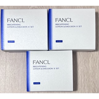 FANCL - FANCL ファンケル　ブライトニング化粧液&乳液　しっとり　3セット