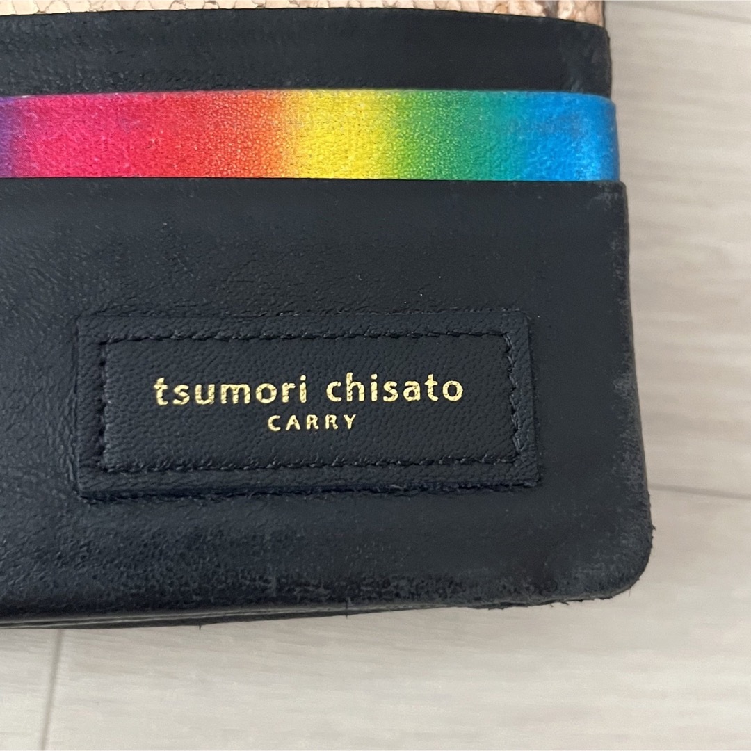 TSUMORI CHISATO(ツモリチサト)のツモリチサト CARRY キャリー ドロップ カラフル長財布 ブラック 希少 夏 レディースのファッション小物(財布)の商品写真