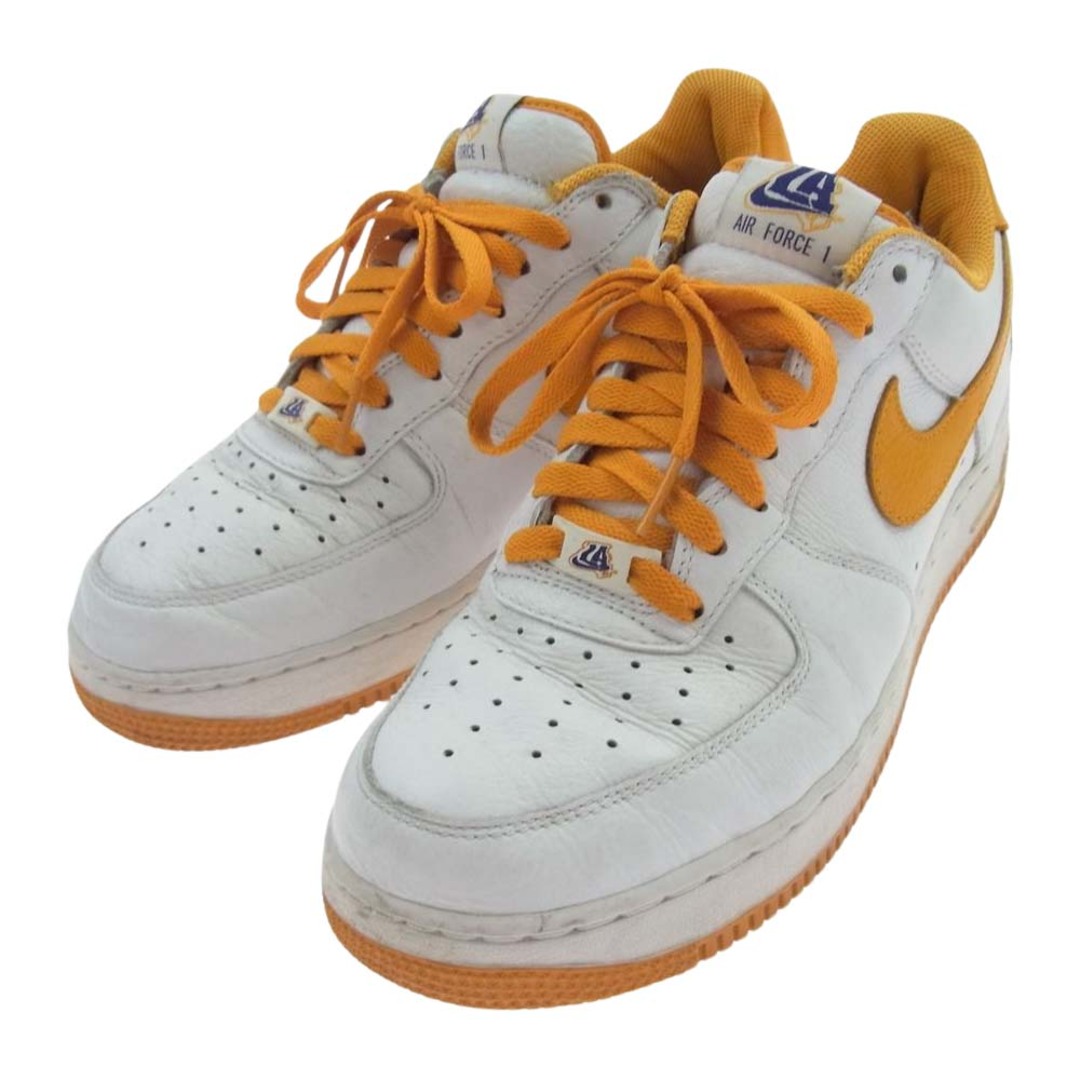 NIKE(ナイキ)のNIKE ナイキ スニーカー 845053-103 AIR FORCE 1 LOW RETRO LA WHITE エアフォース1 ロー レトロ ロサンゼルス スニーカー ホワイト系 オレンジ系 26.5cm【中古】 メンズの靴/シューズ(スニーカー)の商品写真