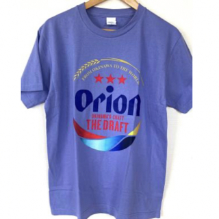 オリオンビール　Tシャツ　ブルーパープル　L(Tシャツ/カットソー(半袖/袖なし))