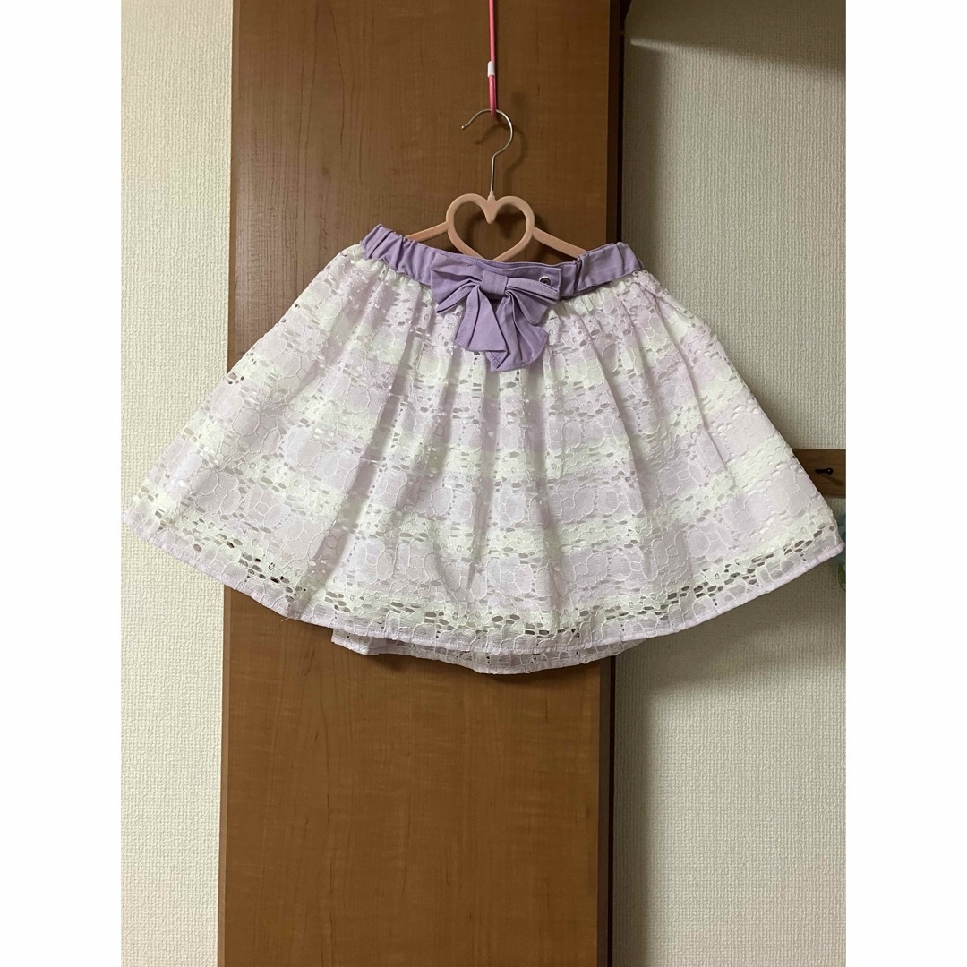 mezzo piano(メゾピアノ)のメゾピアノ　スカート　130センチ キッズ/ベビー/マタニティのキッズ服女の子用(90cm~)(スカート)の商品写真