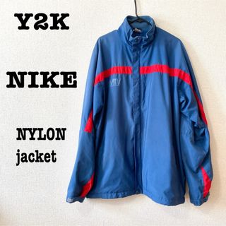 ナイキ(NIKE)の美品【 Y2K NIKE ナイキ 】ナイロンジャケット　ビッグシルエット(ナイロンジャケット)