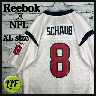 リーボック(Reebok)のリーボック NFL プリントチームロゴ テキサンズ アメフトゲームシャツ XL(シャツ)