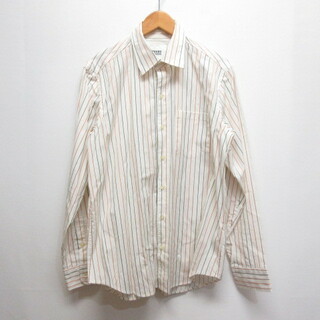 タケオキクチ(TAKEO KIKUCHI)のタケオキクチ TAKEO KIKUCHI 長袖ストライプシャツ 3 オフホワイト(シャツ)