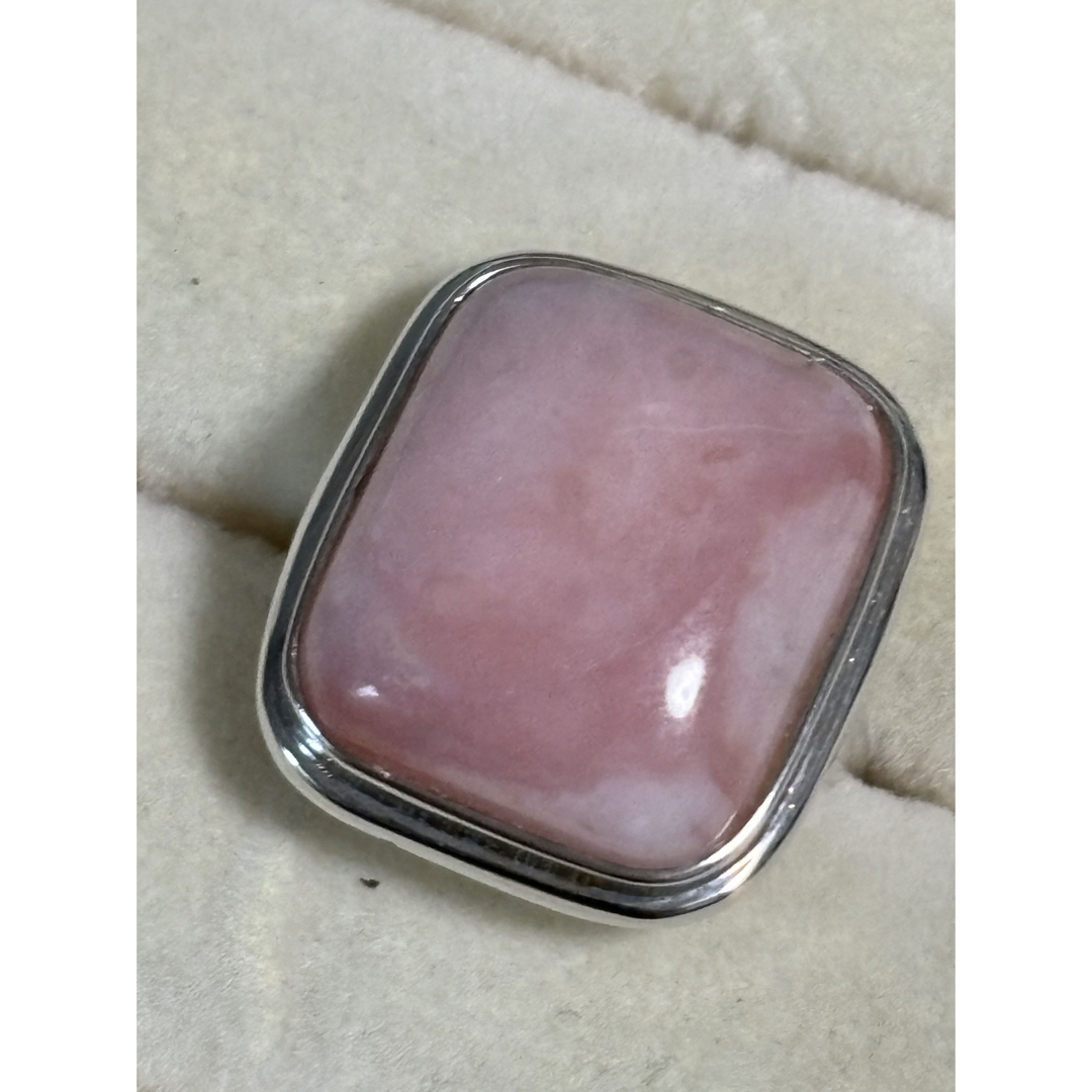 ri003・ピンクオパール リング  size15 レディースのアクセサリー(リング(指輪))の商品写真