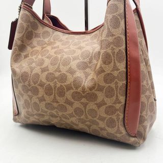 コーチ(COACH)のコーチ　ショルダーバッグ ハドリーホーボー　水原希子着用モデル シグネチャー(ショルダーバッグ)