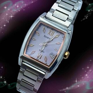 カシオ(CASIO)の《美品　稼動品》　カシオ　シーン　防水　レディース腕時計　ソーラー電波(腕時計)