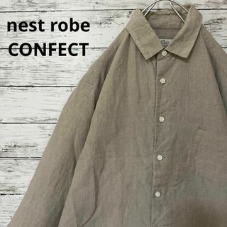 ネストローブ(nest Robe)のnest robe CONFECT ハイカウントリネンレギュラーカラーシャツ(シャツ)