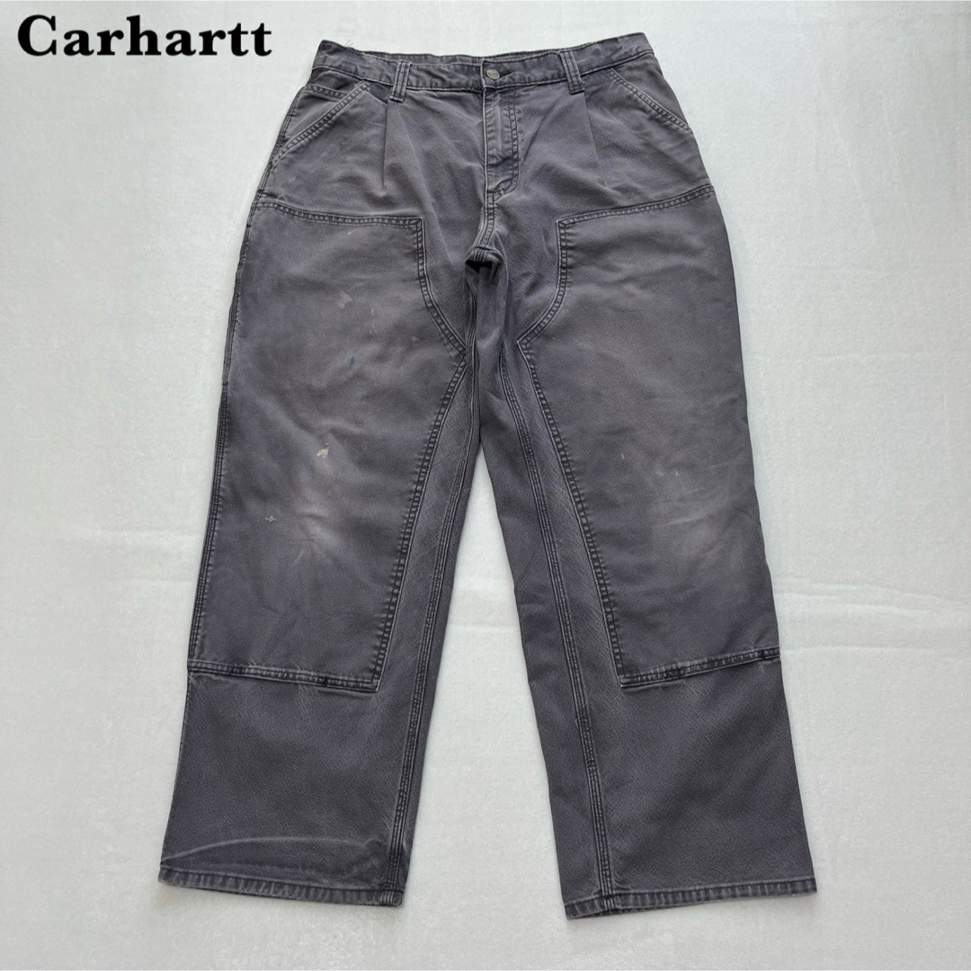 carhartt(カーハート)の【神サイズ】Carhartt ダブルニー ペインターパンツ 鬼フェード ペンキ メンズのパンツ(ペインターパンツ)の商品写真