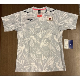 ミズノ(MIZUNO)のサッカー日本代表 Tシャツ ミズノ 応援Ｔシャツ(ホワイト) XL(応援グッズ)