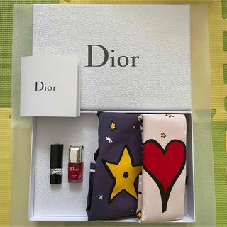 ディオール(Dior)のディオール　バースデーギフト　トラベルバッグギフトセット　ノベルティ(口紅)