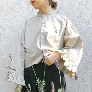 サンタモニカ(Santa Monica)のsantamonica 古着 remake frill shirt(シャツ/ブラウス(長袖/七分))