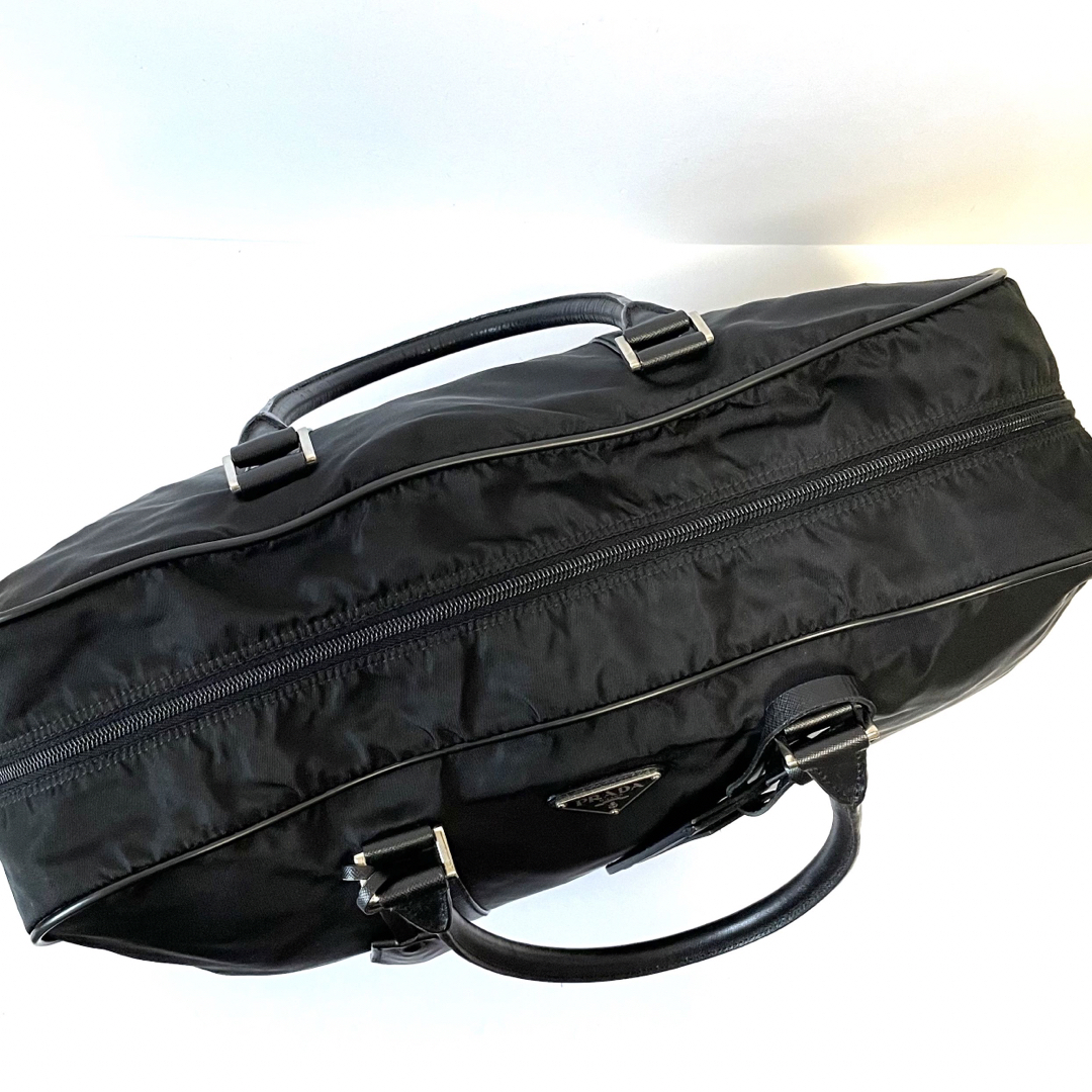 【極美品】PRADA プラダ ボストンバッグ ナイロン×サフィアーノレザー 黒 【極美品】PRADA プラダ ボストンバッグ ナイロン×サフィアーノレザー 黒
