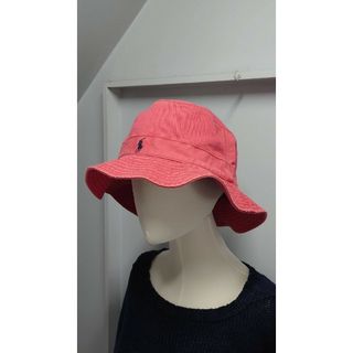 ポロラルフローレン(POLO RALPH LAUREN)の90’s Ralph Lauren ワンポイントポニー コットン バケットハット(ハット)