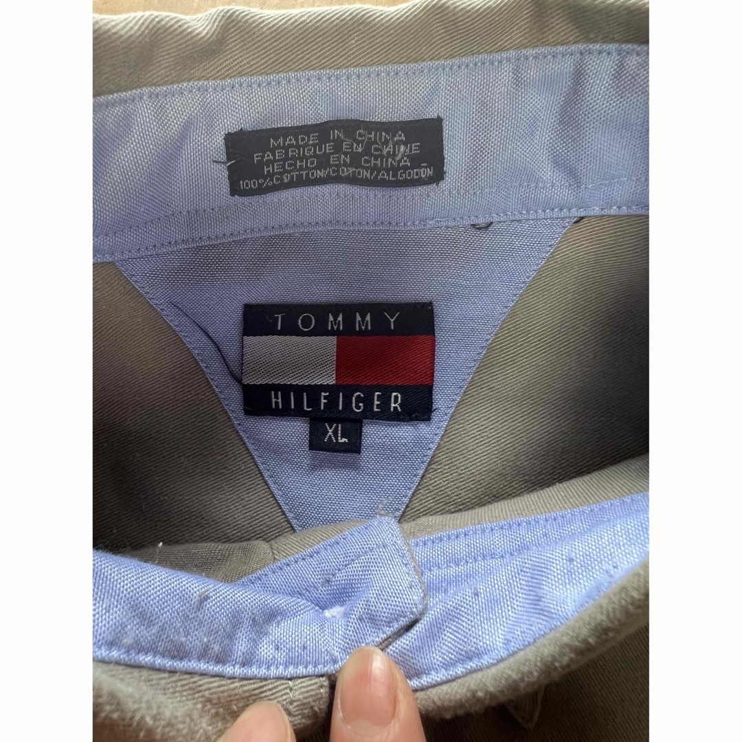 TOMMY HILFIGER(トミーヒルフィガー)のトミーフィルフィガー　メンズシャツ XL メンズのトップス(シャツ)の商品写真