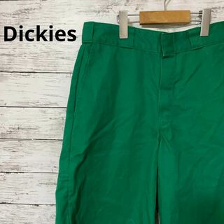ディッキーズ(Dickies)のDickies Loose Fit ハーフパンツ 緑 ライブ フェス(ショートパンツ)