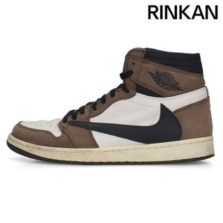 ナイキ(NIKE)のナイキ ×トラヴィススコット Travis Scott  AIR JORDAN 1 HIGH OG TS TRAVIS SCOTT CD4487-100 エアジョーダン1ハイオージースニーカー メンズ 28.5cm(スニーカー)