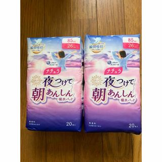 大王製紙 - ナチュラ夜つけて朝あんしん吸水パッド26cm85cc 20枚２個