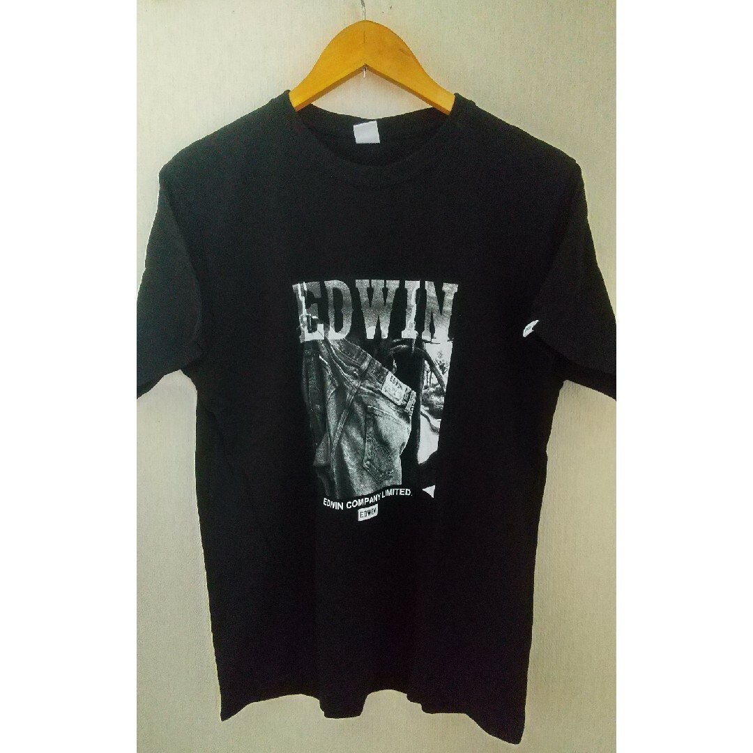 EDWIN(エドウィン)の新品未使用【EDWIN プリントTシャツ 】ブラック メンズのトップス(Tシャツ/カットソー(半袖/袖なし))の商品写真