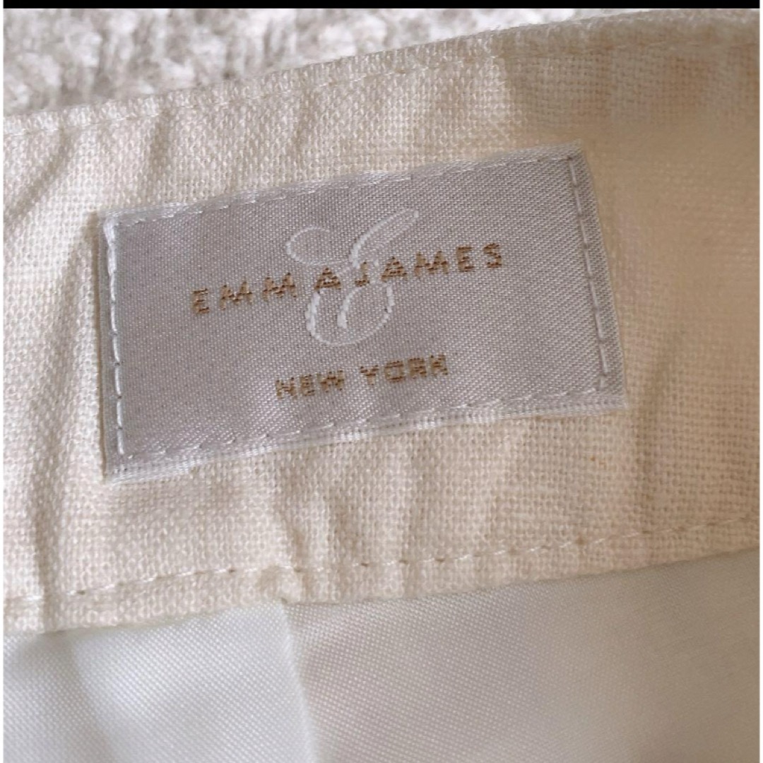 EMMAJAMES(エマジェイム)のEMMAJAMES  麻×レーヨン ショートパンツ レディースのパンツ(ショートパンツ)の商品写真