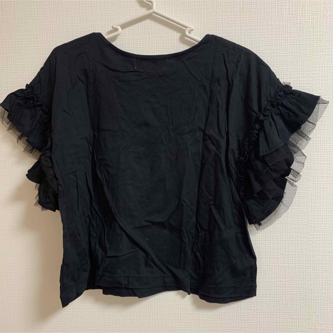 LOWRYS FARM(ローリーズファーム)のローリーズファーム トップス 半袖 ブラック Mサイズ メンズのトップス(Tシャツ/カットソー(半袖/袖なし))の商品写真