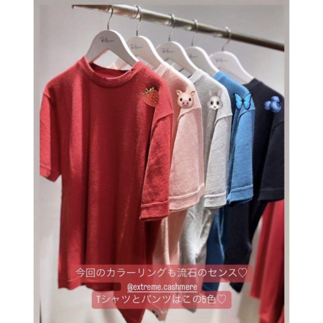 Ron Herman(ロンハーマン)のextreme cashmere エクストリームカシミヤ　ニット　Tシャツ レディースのトップス(Tシャツ(半袖/袖なし))の商品写真
