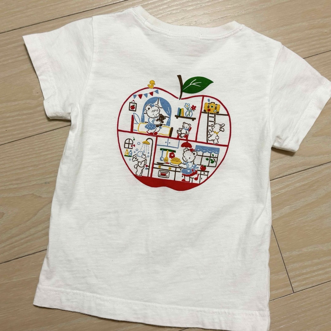 familiar(ファミリア)のファミリア　Tシャツ　りんご キッズ/ベビー/マタニティのキッズ服女の子用(90cm~)(Tシャツ/カットソー)の商品写真