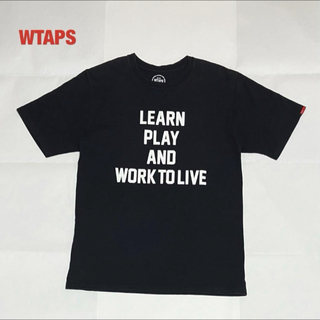 【人気】WTAPS　ダブルタップス　ロゴTシャツ　刺繍ロゴ　サンダーマーク