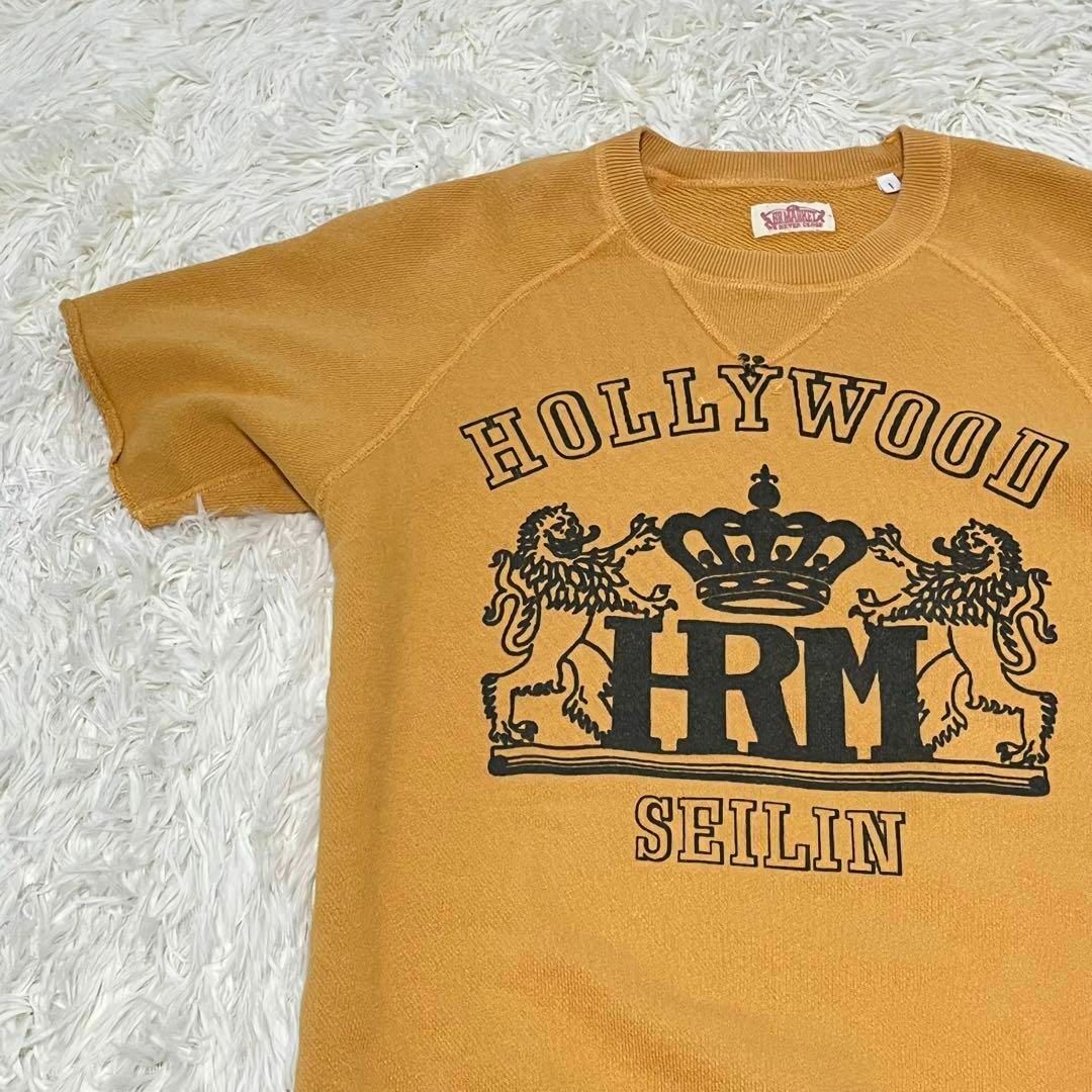 HOLLYWOOD RANCH MARKET(ハリウッドランチマーケット)のHRM ハリウッドランチマーケット　スウェット　半袖　Tシャツ　ロゴ レディースのトップス(Tシャツ(半袖/袖なし))の商品写真