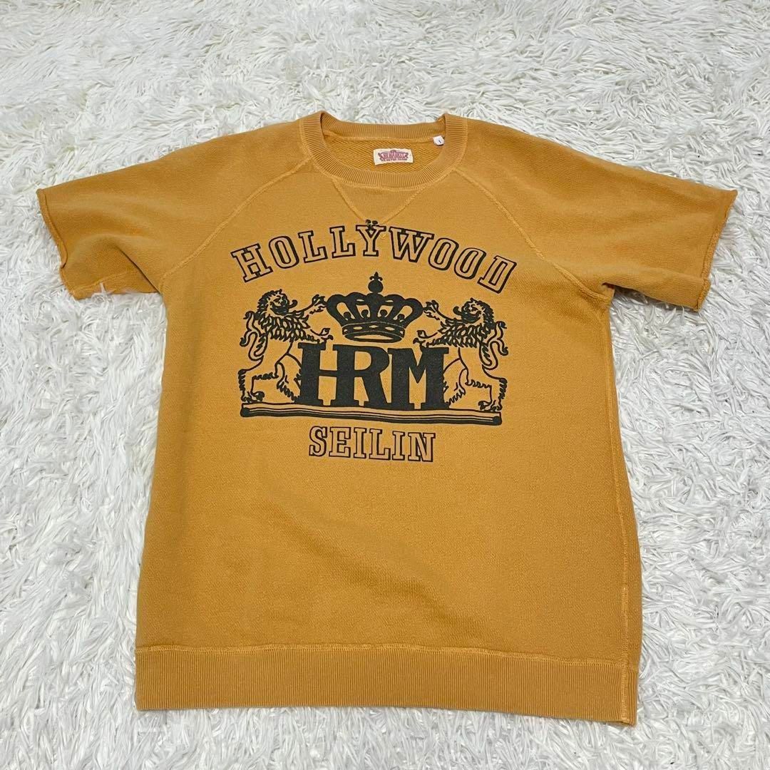 HOLLYWOOD RANCH MARKET(ハリウッドランチマーケット)のHRM ハリウッドランチマーケット　スウェット　半袖　Tシャツ　ロゴ レディースのトップス(Tシャツ(半袖/袖なし))の商品写真