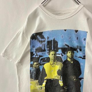 ボーイズン・ザ・フッド　Tシャツ　Mサイズ　ホワイト　ムービーT　古着　映画(Tシャツ/カットソー(半袖/袖なし))