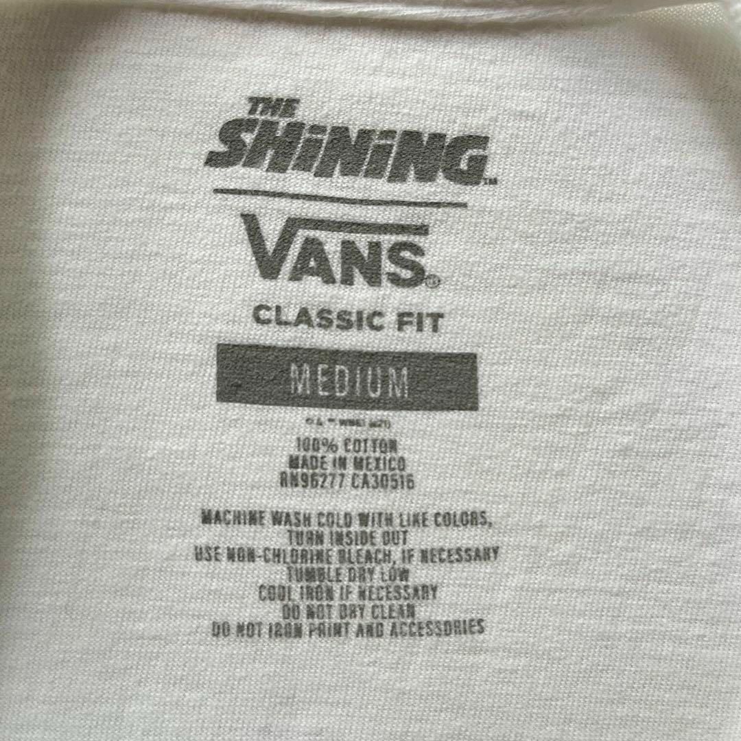 VANS(ヴァンズ)のシャイニング　ロングTシャツ バンズコラボ　ムービーT 双子　VANS 白　M メンズのトップス(Tシャツ/カットソー(七分/長袖))の商品写真