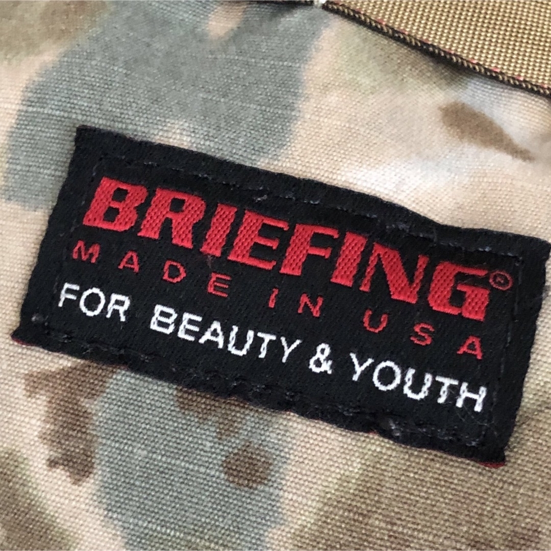 BRIEFING(ブリーフィング)のブリーフィング×BEAUTY＆YOUTH CAMO FLAP SACK リュック メンズのバッグ(バッグパック/リュック)の商品写真