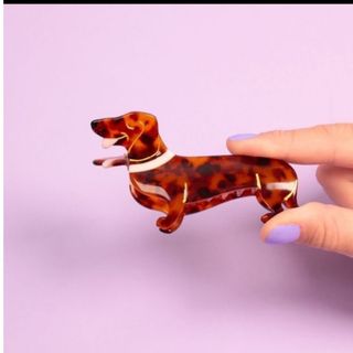 EDIT.FOR LULU - coucou Suzette Dachshund HairClaw