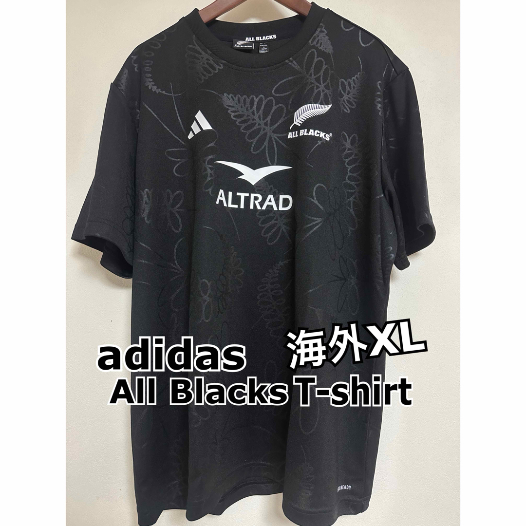 adidas(アディダス)のadidas ALL BLACKS design T-shirt(海外XL) メンズのトップス(Tシャツ/カットソー(半袖/袖なし))の商品写真