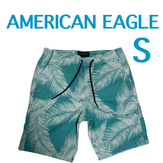【美品】AMERICAN EAGLE Outfittersハーツパンツ ☆ブルー(ショートパンツ)