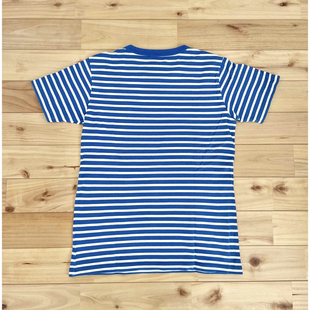 mikihouse(ミキハウス)のミキハウス　ダブルビー　Tシャツ　ボーダー　2点セット　ブルー　M メンズのトップス(Tシャツ/カットソー(半袖/袖なし))の商品写真
