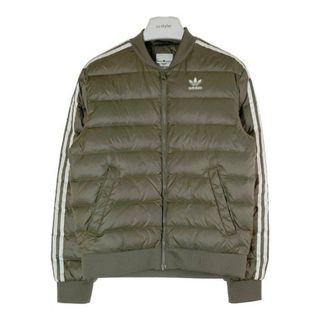 アディダス(adidas)の★adidas アディダス FL0006 トレフォイル ロゴ ダウンジャケット カーキ sizeS(ダウンジャケット)