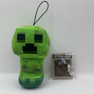 マインクラフト(Minecraft)の【新品未使用】マイクラ　エンダーマンマスコット&立体アイテムラバーフィギュア(キャラクターグッズ)