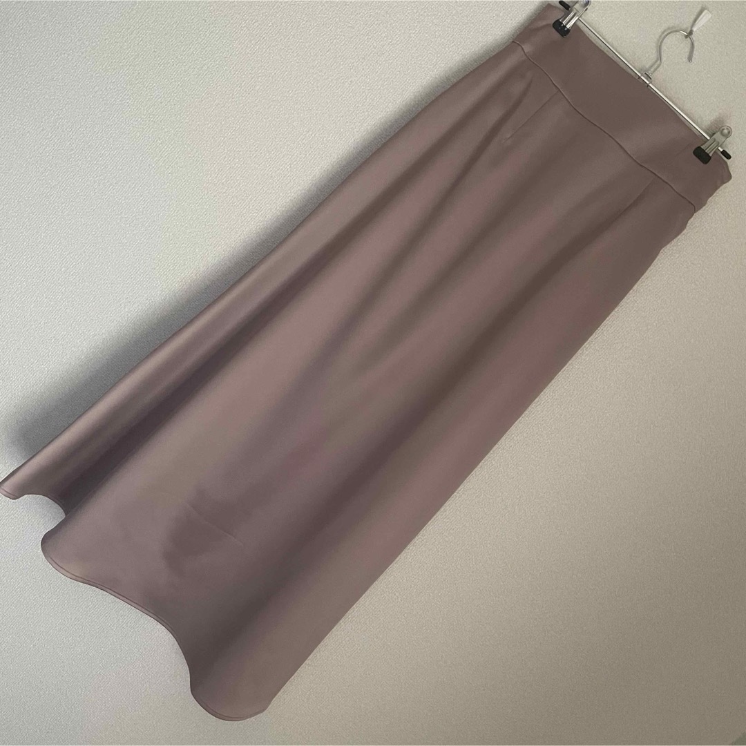 eimy istoire(エイミーイストワール)のエイミーイストワール サテンロングスカート レディースのスカート(ロングスカート)の商品写真