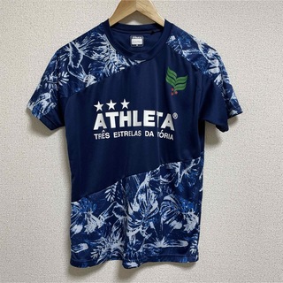 ATHLETA - アスレタ　Tシャツ　半袖　プラクティスシャツ　プラシャツ　ネイビー　メンズ