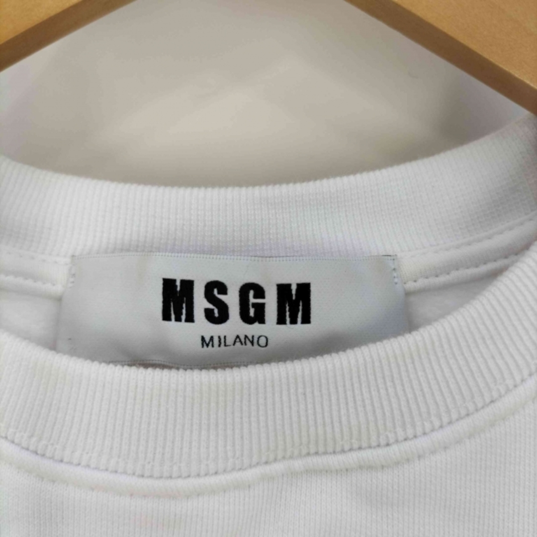 MSGM(エムエスジイエム)のMSGM(エムエスジーエム) ロゴプリント クルーネックスウェット レディース レディースのトップス(トレーナー/スウェット)の商品写真